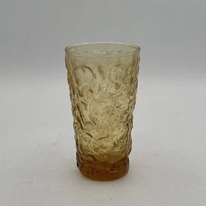 Vintage Anchor Hocking Lido Milano Amber/Gold Tumbler Drinking Replacement Glass - Picture 1 of 2
