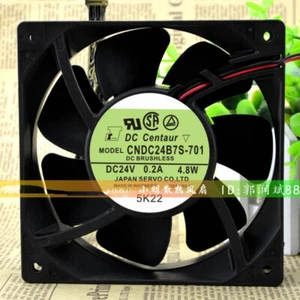 SERVO CNDC24B7S-701 12038 DC24V 0.4A 4.8W 12CM Chassis Industrial Cooling Fan - Picture 1 of 4