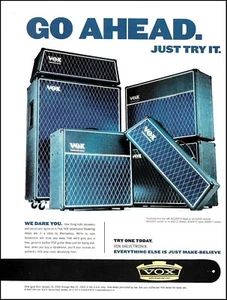 Amplificador de guitarra modelado Vox Valvetronix serie AD anuncio 2003 amplificador anuncio - Imagen 1 de 3
