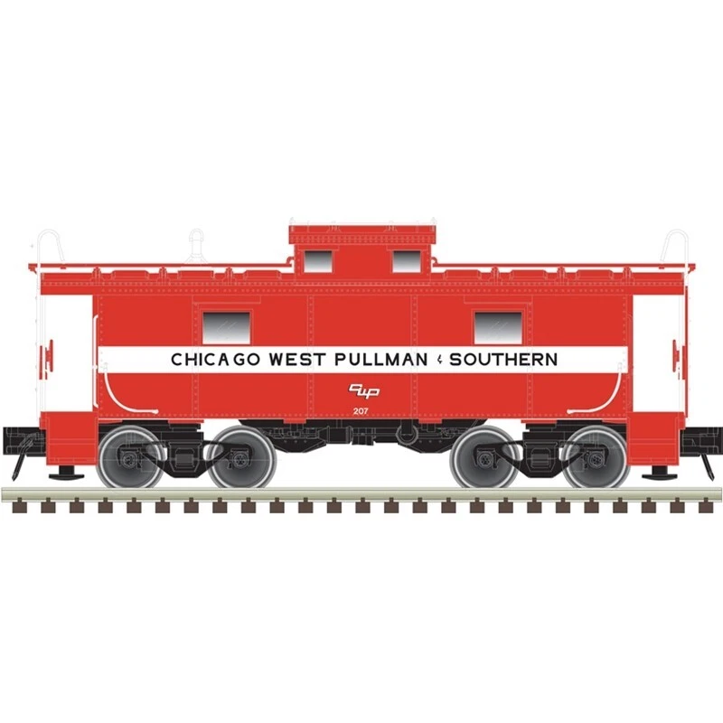 ATLAS HO MASTER NE-6 CABOOSE CHICAGO, WEST PULLMAN & SOUTHERN #207 PN 20007005 - Image 1 of 1