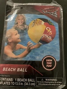 Beach Ball Disney Pixar Cars 3 CRUZE Mcqueen Party Favor COLLECTABLE! Inflatable - Picture 1 of 1
