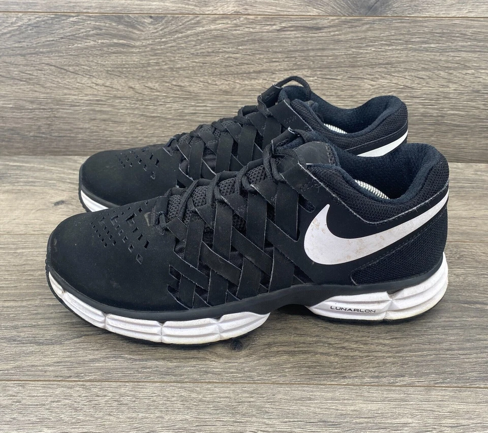 Nike Lunarlon Lunar Fingertrap TR Tenis Para Hombre Talla 7.5 Negro 898065-001 Foto 1 de 4