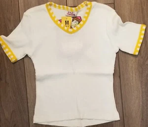 NEW FUNNY EXPRESSIONS girls short sleeve shirt Size M 10/12 100% Cotton - Picture 1 of 3