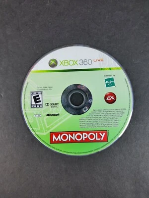 Monopoly (Microsoft Xbox 360, 2008) Family Game Disc Only TESTED - Image 1 of 2