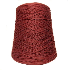 Wool Yarn on Cone - Burnt Sienna - Brown Sheep Nature Spun - Fingering Weight - Picture 1 of 2