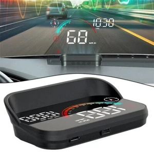 ANCEL M22 Car Head Up Display Speed RPM MPH HUD GPS Speedometer For All Cars - Picture 1 of 17