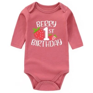Sweet One Birthday Outfit Girl 1st Baby Clothes Baby Bodysuits First Birthday... - Picture 1 of 7