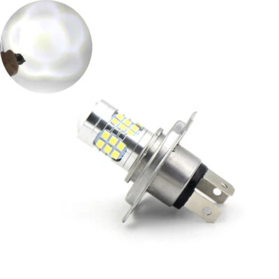 AC DC 6V Xenon White 30SMD H4 LED Lamp Motorcycle Headlight Bulb High Low Beam - Image 1 of 4