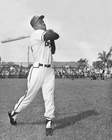 1955 Milwaukee Braves HANK AARON 8x10 Photo Print Rookie Year Poster HOF 82 Cover