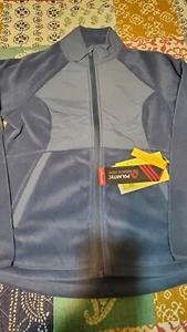NWT All in Motion Women's Polartec Full Zip Fleece Jacket Blue Medium - Picture 1 of 4