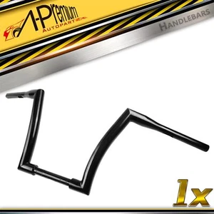 12" Black Handlebars for Harley-Davidson Fat Bob Fatbob Fatboy Forty Eight 10-18 - Bild 1 von 8