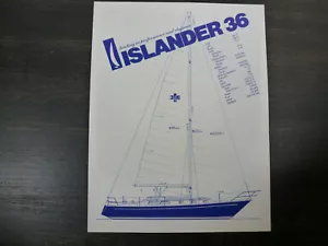 Islander 36 original factory sailboat brochure - Picture 1 of 3