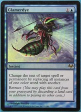 Glamerdye FOIL Eventide NM Blue Rare MAGIC GATHERING CARD (ID# 222477) ABUGames