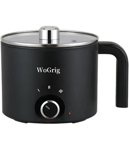 1.8L Electric Hot Pot, Mini Ramen Cooker, Non-Stick, Multi-Functional - Picture 1 of 8