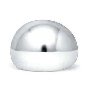 Vintage Stil Kuppelring minimalistisch 925 Sterling Silber 16,5 mm - Bild 1 von 8