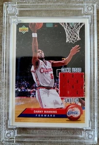 1992-93 Upper Deck #P20 Danny Manning- Jersey Fusion Game Used Jersey Swatch! - Picture 1 of 2