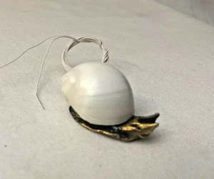 Lámpara de caracol miniatura artesanal Diane Persico para casa de muñecas luz eléctrica nueva de stock - Imagen 1 de 3