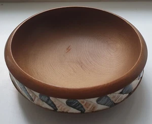 historische Schale, Holz mit Einlegearbeiten, aus Japan - Bild 1 von 3