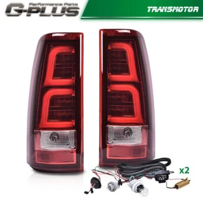 Red LED Tail Lights Fit for 1999-2006 Chevy Silverado 99-02 GMC Sierra 1500 2500 - Image 1 of 4