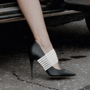 High Heels Schnürsenkel Fräulein Schuhbänder Für Absätze Schuhriemen - Bild 1 von 12