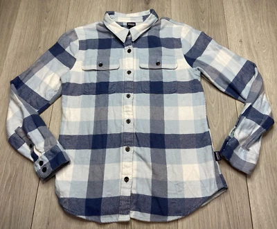 Рубашка женская Patagonia маленькая клетчатая фланелевая для походов на открытом воздухе каюта Gorpcore - Изображение 1 из 4