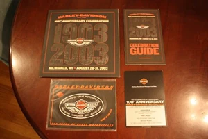 2003 HARLEY DAVIDSON 100 JAHRESTAG FEIER GUIDE PASS AUFNÄHER - Bild 1 von 8