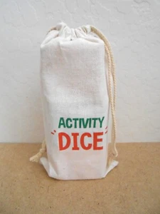Dados de actividad Ankyo en bolsa de transporte dados para niños diversión y aprendizaje activo - Imagen 1 de 8