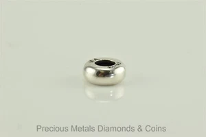 Charmed Memories Sterling Silver Spacer Round Slider European Italy 925 Charm - Picture 1 of 3