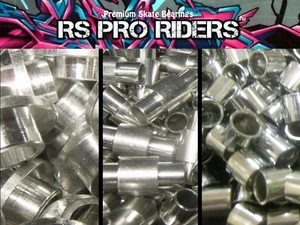 ALL TYPES OF WHEEL BEARING SPACERS SKATEBOARD SCOOTER QUAD ROLLER INLINE SKATE - Picture 1 of 20