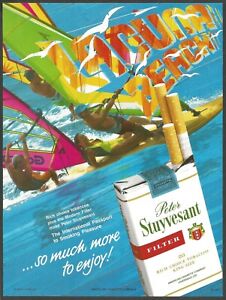 PETER STUYVESANT cigarettes - Laguna Brach,California  - 1994 Vintage Print Ad