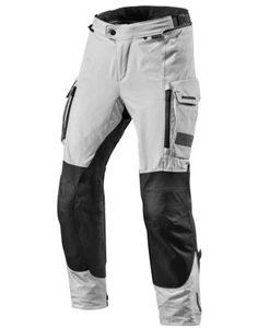 PANTALONI MOTO REV'IT OFFTRACK IMPERMEABILE 3 STRATI H2O BLACK SILVER TG XXL - Picture 1 of 2
