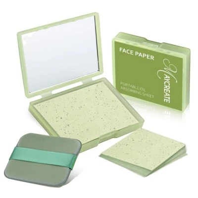 MAYCREATE® 100Pcs Face Blotting Paper for Oily Skin - Image 1 of 4