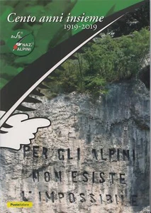 2019 italia repubblica folder 100 associazione nazionale Alpini - Imagen 1 de 1