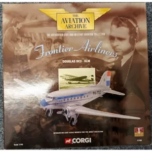 CORGI 1/144 DOUGLAS DC3 - KLM 47108 DAMAGED PACKAGING - Picture 1 of 4