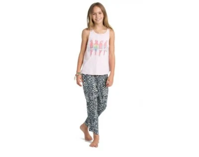 BILLABONG Girls Sweet Islander' Print Pants Size XS /6X      10204 - Image 1 of 3