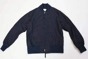 Engineered Garments Aviator Jacket, Cotton, Size 1, Navy, Men's - Picture 1 of 6