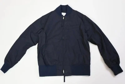 Engineered Garments Aviator Jacket, Cotton, Size 1, Navy, Men's - Image 1 of 4