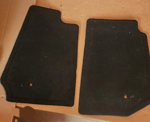 OEM Genuine 2011-2018 Wrangler 2DR JK Front Black Carpet Floor Mats 2 Piece - Picture 1 of 5