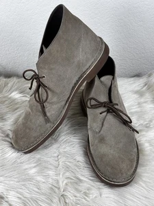 Clarks Bushacre 2 Desert Chukka Boots Taupe Suede Leather Men’s 10M Classic - Picture 1 of 8