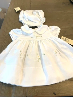 Ralph Lauren Baby Girl Soft Cotton Embroidered Daisy Dress/Pants 3 months New/T - Image 1 of 4