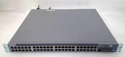 Juniper EX3400-48T-AFI Switch Juniper Networks 48x1GbE 4x10GbE SFP+ 2x40GbE QSFP - Image 1 of 4
