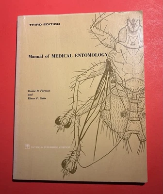 Manual of Medical Entomology 1970 3rd Ed, D. Furman & E. Catts Mayfield Pub. PB - Image 1 of 4