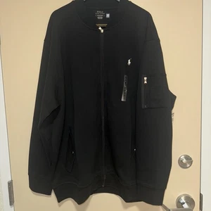 Polo Ralph Lauren Herren Big & Tall Doppelstrick Bomberjacke Größe 3XLT Neu mit Etikett $ 168 - Bild 1 von 6