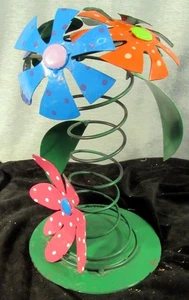 12" BROTHER MEL MEYERS "SPRING FLOWERS" METAL FLOWER ART SCULPTURE - (EZS003609) - Picture 1 of 10