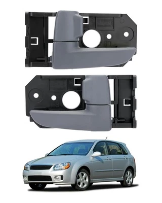 2X Interior Door Handle Front Rear Left & Right For 2004-09 Kia Spectra Spectra5 Foto 1 de 4