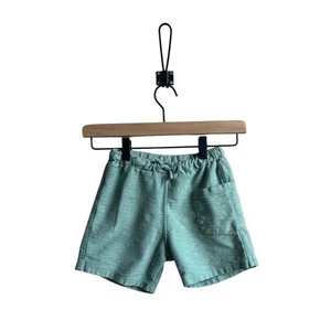 Zara Boy Seafoam Textured Short Shorts SIze 4-5yr - Picture 1 of 5