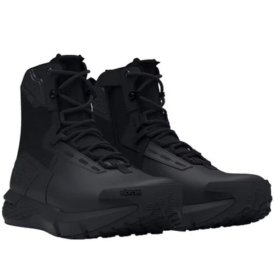 Under Armour 3027679 Men's UA Valsetz Waterproof Zip Black Tactical Boots Shoes - Image 1 of 4