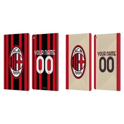 CUSTOM PERSONALISED AC MILAN 2022/23 KIT LEATHER BOOK CASE FOR AMAZON FIRE - Image 1 of 4