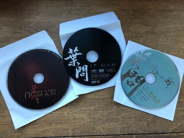 IP MAN 3 Disc Lot: Final Fight on Blu-ray, The Legend is Born on DVD, IP Man DVD - Image 1 of 1