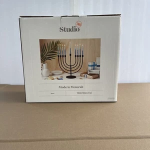 Studio 3B Modern Menorah, schwarzes Zubehör nicht enthalten - Bild 1 von 2